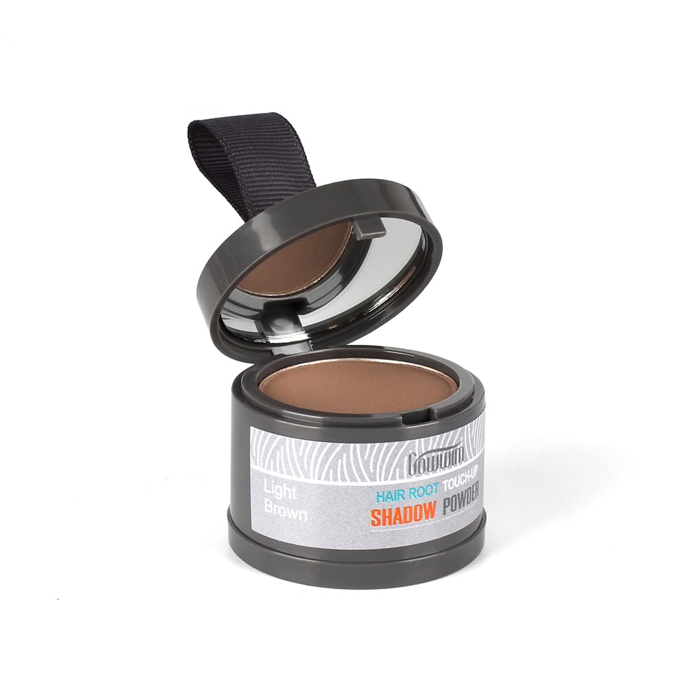 gowwim Root Touch Up,Hair Powder Hairline Color Shadow,Instantly Root Concealer Powder to Cover Up Roots,0.14oz,4g.