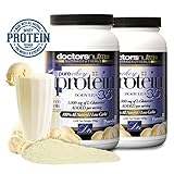Pure 100% Undenatured 100% Grass Fed Whey Protein Low Carb Low Fat - Rich Vanilla Flavor No Artificial Sweeteners or Flavors Ultrafiltered with 1000 mg added L-Glutamine - 2 Lbs (2 Pack)