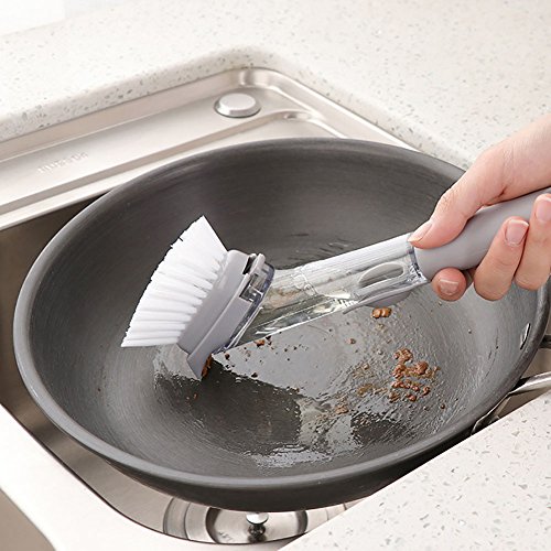 M-bestl Kitchen Brush with Soap Dispenser /detergent dispensing