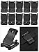 Tatuo 30 Pieces Tactical Gear Clip Strap for Molle Backpack Webbing Attachments Ring Hook Tactical Vest Belt (Style A)