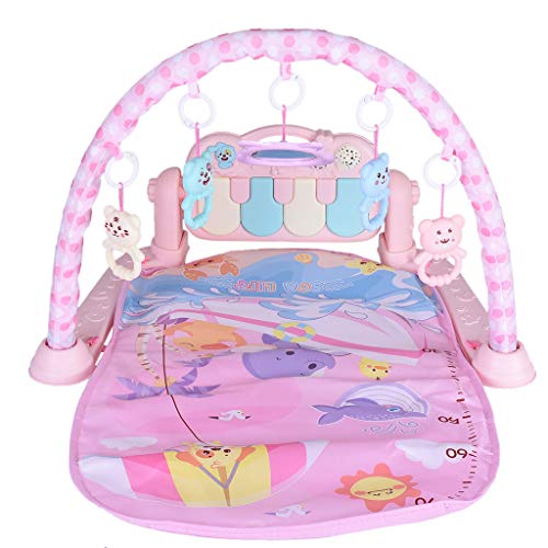 Baby Activity Play Gym Kick and Play Newborn Toy with Piano for Baby Play Mat Activity Toys for Baby Boy Girl Newborn Gift Fitness Frame Game Pad Activity Fitness Blanket - Thumbnail 2