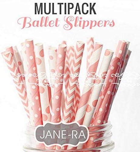 olyclass Biodegradable Paper Straw for Birthdays, Weddings, Baby Showers, Celebrations and Partie Candy color