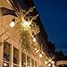 ECOWHO Outdoor String Lights, Waterproof LED Patio String Lights with Hanging E26 Sockets for Yard Bistro Pergola Wedding Gathering Party (UL Approved) (30FT with Bulbs)