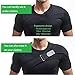 1SportsONE Shoulder Brace for Men and Women Rottator Cuff Brace Sleeve with Pressure Pads Labrum Tear Bursitis Dislocated AC Joint Frozen Pain Injury Prevention Immobilizer Compression for Recovery