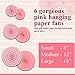 One Year Birthday Decorations Kit For Princess Baby Girl - 'I AM ONE' Banner | Golden Crown Hat | 'ONE' Cake Topper | Pink Hanging Paper Fan | Pink Paper Garland | 8 Ballon - 18 pcs Bundle