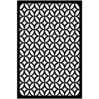 Amazon Com 1 4 In X 32 In X 4 Ft Black Moors Ellipses Vinyl