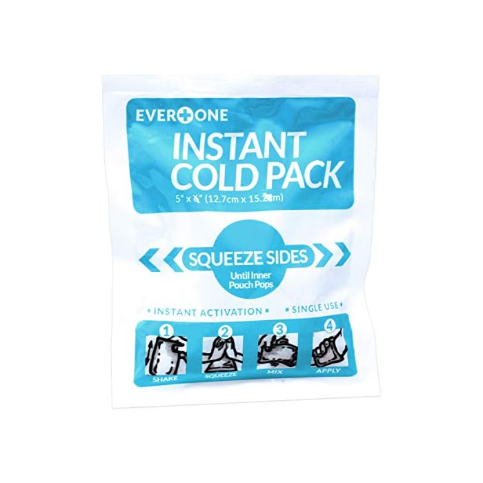 EverOne Instant Cold Pack 5" X 6", 50Count