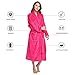 HEARTNICE Womens Fleece Robes, Soft Plush Long Bathrobe, Thick Kimono Robes for Womens, Warm House Coat (Rose, L/XL)