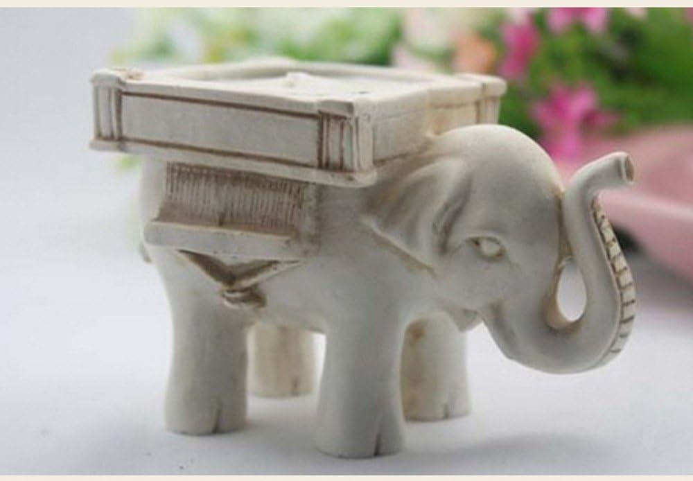 Candle Tealight Holder Candleholders for Votive Birthday Candles Home Decoration Elephant Design Pack of 2: Home & Kitchen