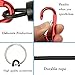 digi-hunter Kayak Gear 6pcs Pack Fishing Lanyards Boating Multicolor Fishing Ropes Secure Pliers Lip Grips Tackle Fish Tools (6pcs Black) …