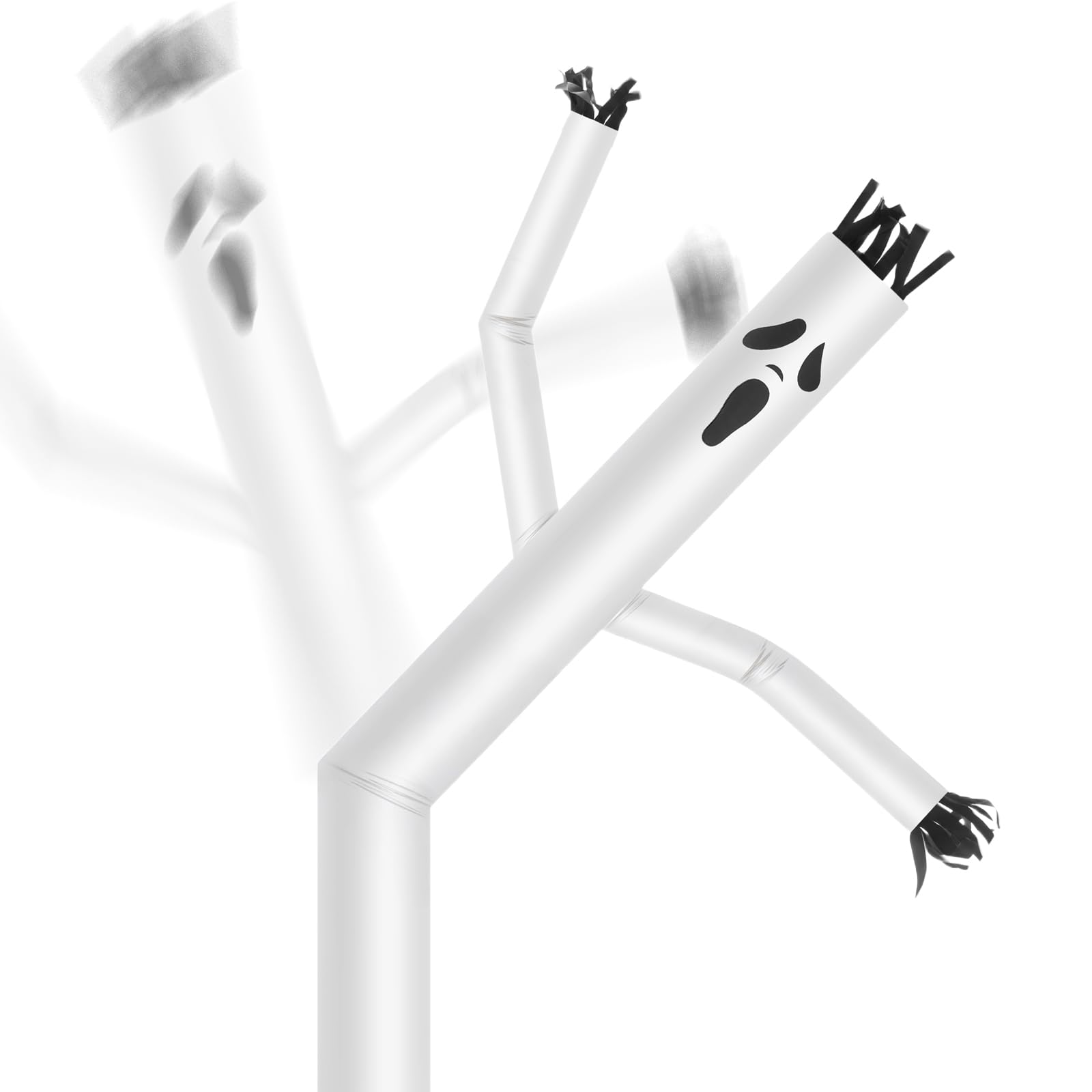 Photo 1 of Mkevi Ghost 20ft Air Puppet Dancer Inflatable Waving Tube Man Attachment - Wacky Waving Dancing Tube Guy for Business Promotion Halloween Advertising - Ghost Dancer ONLY