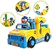 Take Apart Bump and Go Musical Truck with Lights TG657 – Fun Take Apart Construction Toy for Toddlers (Boys & Girls) Aged 3,4,5,6 – Includes Sounds & Toy Electric Drill by ThinkGizmos