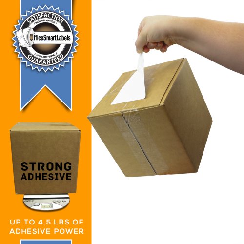 OfficeSmartLabels - 4" x 6" 4XL Internet Postage Shipping Labels, Compatible with Dymo 1744907 (1 Roll - 220 Labels Per Roll)
