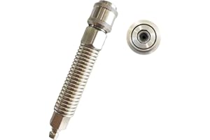 EBIEFLY New Electric Drill Joint Extension Rod With Spring Self-locking Rod Stainless Steel Vac u Lock Attachments Accessories Compatible with KlicLok System Mechine 12cm/4.7in