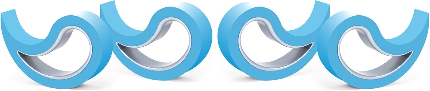 Stoppy, Stoppi, doorstopper, windowstopper, Stopper, Set of 4 Available in 14 Colours (Light-Blue)