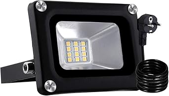 Foco LED Con Enchufe, Reflector Foco Proyector LED para Exteriores ...