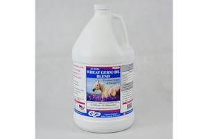 SU-PER Wheat Germ Oil Blend for Horses - Supports Energy, Endurance, Stamina, Healthy Skin and Coat - Essential Fatty Acids, Vitamins and Minerals - 1 Gallon, 4 Month Supply