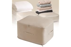 COLODAY Ultra Space Saving Self Compression Organizer, Space Saving Self Compression Organizer for Comforters, 2024 New Self Compression Moving Organizer Bags Heavy Duty Moving Bags (Beige, X-Large)