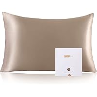 ZIMASILK 100% Mulberry Silk Pillowcase for Hair and Skin Health,Soft and Smooth,Both Sides Premium Grade 6A Silk,600 Thread C