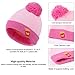 Vbiger Knitted Hat Scarf And Gloves Set For Kids (Pink)