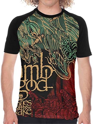 Lamb of God Ashes of The Wake Man Breathable Baseball Short Sleeve Tee Shirt