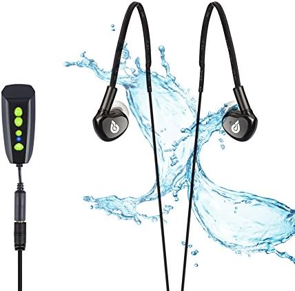 New Design Swimming MP3 Player Underwater Waterproof to 3 Meters - 4GB MP3 Player Waterproof IPX8 Sport MP3 Music Player Great for Swimming/Running/Training/Gym/Outdoor Sport (Green)