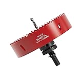 5-1/2 Inch (140mm) M42 Bi-Metal Hole Saw, Hex Shank
