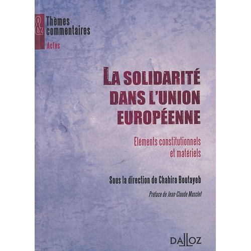 La  solidarité dans l'Union européenne