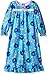 Finding Dory Nemo Girls Flannel Granny Gown Nightgown Pajamas (4, Jellyfish Blue)