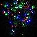 100 LED Multicolored Christmas String Lights | 30 Ft, Battery Operated, Auto Timer, 8 Light Modes, Water Resistant, Indoor and Outdoor Use