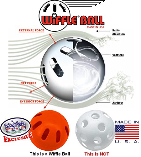 5 Wiffle+Orange+Baseballs+Mattys+Exclusive