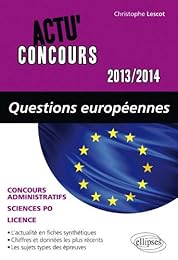 Questions européennes 2013-2014