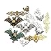 Youdiyla 30 pcs Mixed Craft Supplies Bat Beads Charms Pendants for Crafting Jewelry Findings Making Accessory for DIY Necklace Bracelet (HM32)