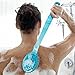 Back Scrubber Bath Brush With Long Handle - Bath Brush Scrub Skin Massage Health Care Shower Reach Feet Rubbing Brush Exfoliation Brushes Body for Bathroom Product - Body Brush Shower (Blue)