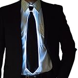 Neon Nightlife Light Up Neck Tie for Men, White