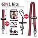 Designer Cute Leather Case for Airpods Come with 16.5in Neck Lanyard 6.3in Wristlet Strap, JANSAE Classic Luxury Protect Case Kits Accessories Compatible with Airpod Charging Case Cover 1/2