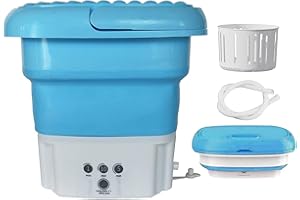 Luxmars Portable Washing Machine and Dryer Combo Mini Folding Washing Machine Washer