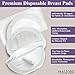 Breastfeeding Nursing Pads - Ultra Ever Dry, Disposable Breast Pad - Breast Feeding Bra Pads with Adhesive Strips - Thin Bra Liner Pad - Magique NursingMom Ultra, 1 Pack of 60 (60 Count)