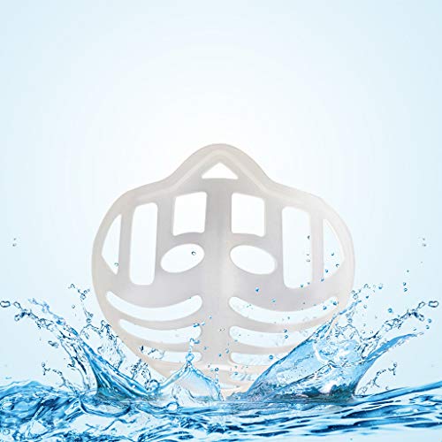 Uamaze 10 Pack 3D Face Bracket Face Inner Support Frame Soft Silicone Face Holder for Comfortable Breathing Washable Reusable for Adults Children