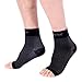 Doc Miller Ankle Brace for Women & Men – Foot Compression Sleeve, Toeless Wrap & Support for Pain Relief, Plantar Fasciitis, Achilles Tendonitis & Injury Recovery, 1 Pair