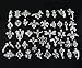 20pcs Mix Stainless Steel Tones Alloy Bead Cage Pendant - Add Your Own Pearls, Stones, Rock to Cage,Add Perfume and Essential Oils to Create a Scent Diffusing Locket Pendant Christmas Gift Charms