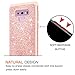 LeYi for Galaxy Note 9 Glitter Case with 3D PTE Screen Protector [2 Pack] for Girls Women, Bling [PC Silicone Leather] Dual Layer Heavy Duty Phone Case for Samsung Galaxy Note 9 Note9 Rose Gold