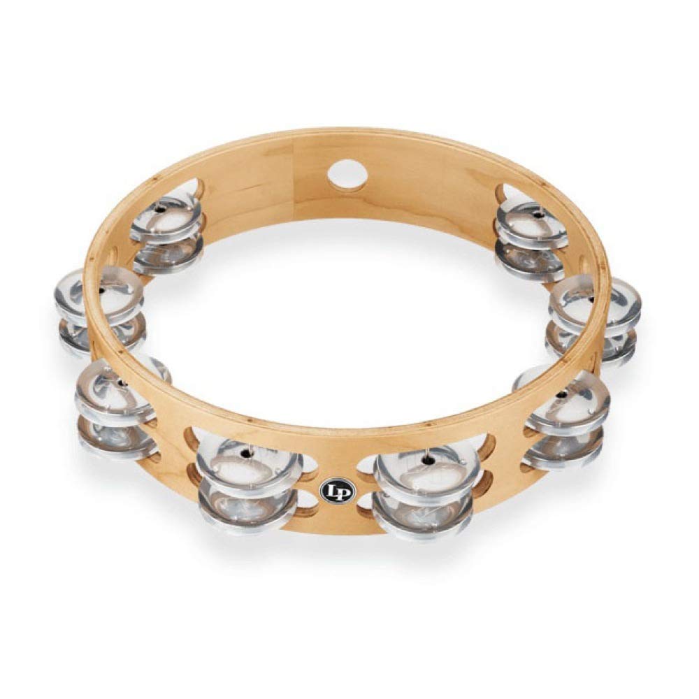 Latin Percussion Tambourin Pro 10in Double Row LP380B-AL LP380B-AL