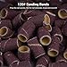 AIRSEE 300PCs #180 Fine Professional Sanding Bands Sand Buffers Sanders Electric Nail Drill Bits Colorful Safety 2 Mandrels 3/32