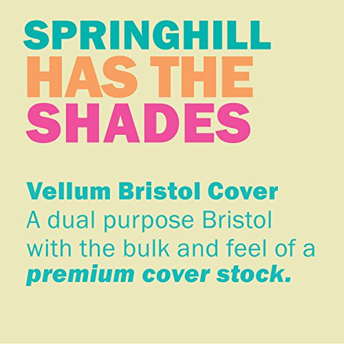 Springhill Colored Paper, Cardstock Paper, Ivory Paper, 67lb, 147gsm, 8.5 x 11, 1 Ream / 250 Sheets - Vellum Card Stock, Thick Paper (056000R)