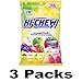 Hi Chew Candy Variety Pack 5 Flavors ( Superfruits, Sweet and Sour, Tropical Mix, Original Mix, and Strawberry) Pack of 12