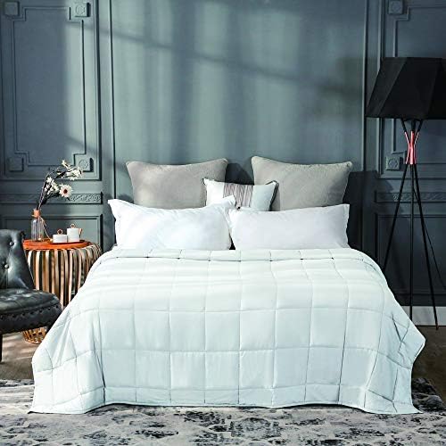 Clnelec Weighted Blanket, Cotton Weighted Blanket Gravity Blanket Reduce Anxiety For Adult Kids
