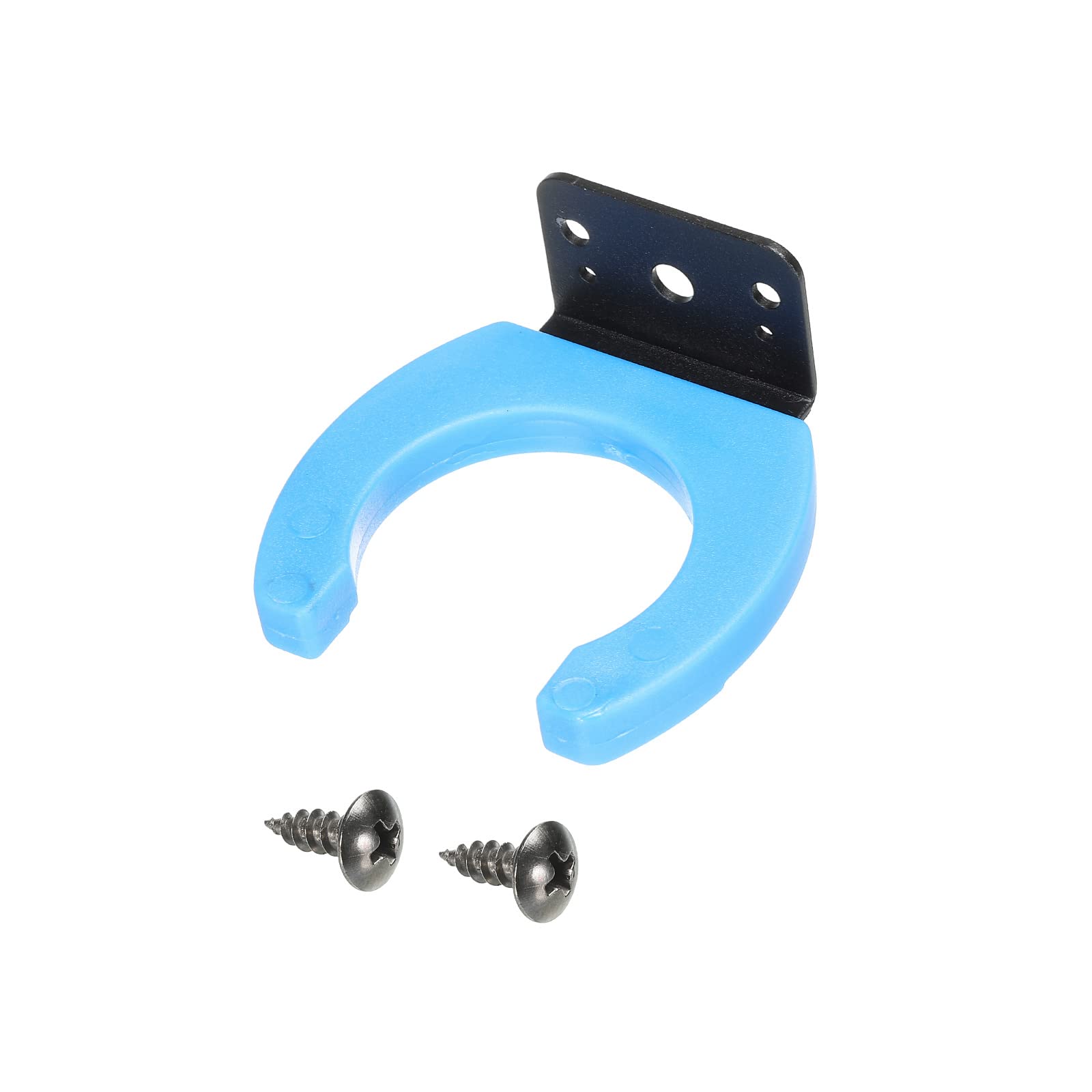 PATIKIL Microphone Holders Wall Mounted Mic Holder Microphone Hook Stands Brackets for Home Office Blue