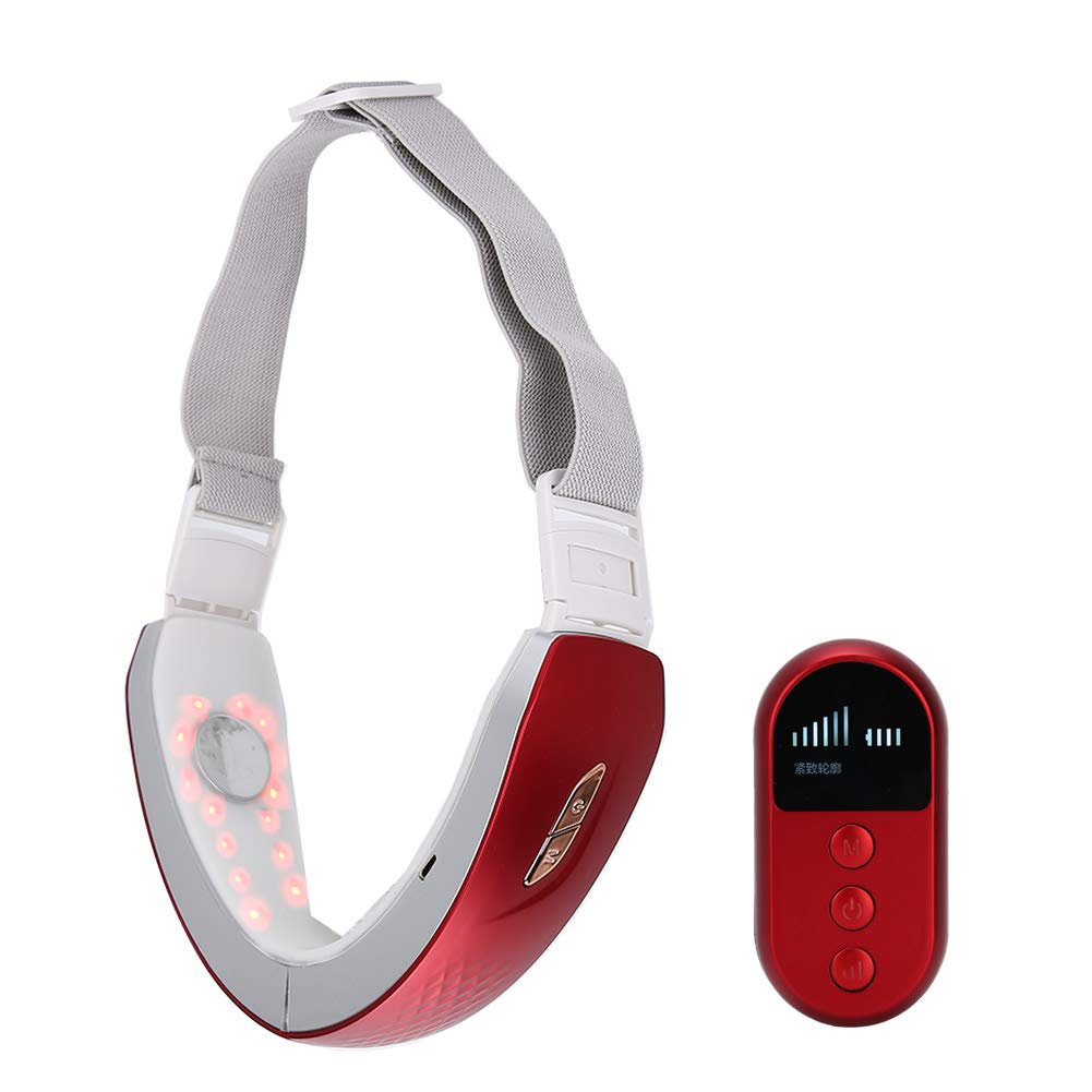 Electric V-Face Shaping Massager, V Face Machine Electric V Face Machine Face Lifting Machine Face Firming Machine EMS V Face Machine Face-Lifting & Double Chin Removal: Beauty