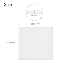 DMiotech 12 x 12 x 3/8 Inch Plastic UHMW